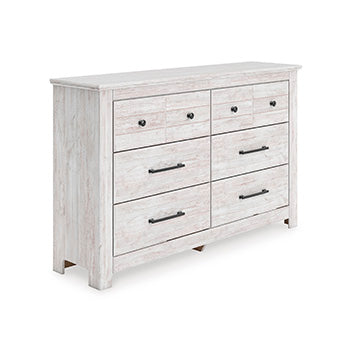 Mega Furniture - Ashley Furniture - Makidern Bedroom - Six Drawer Dresser - PCB1171-31