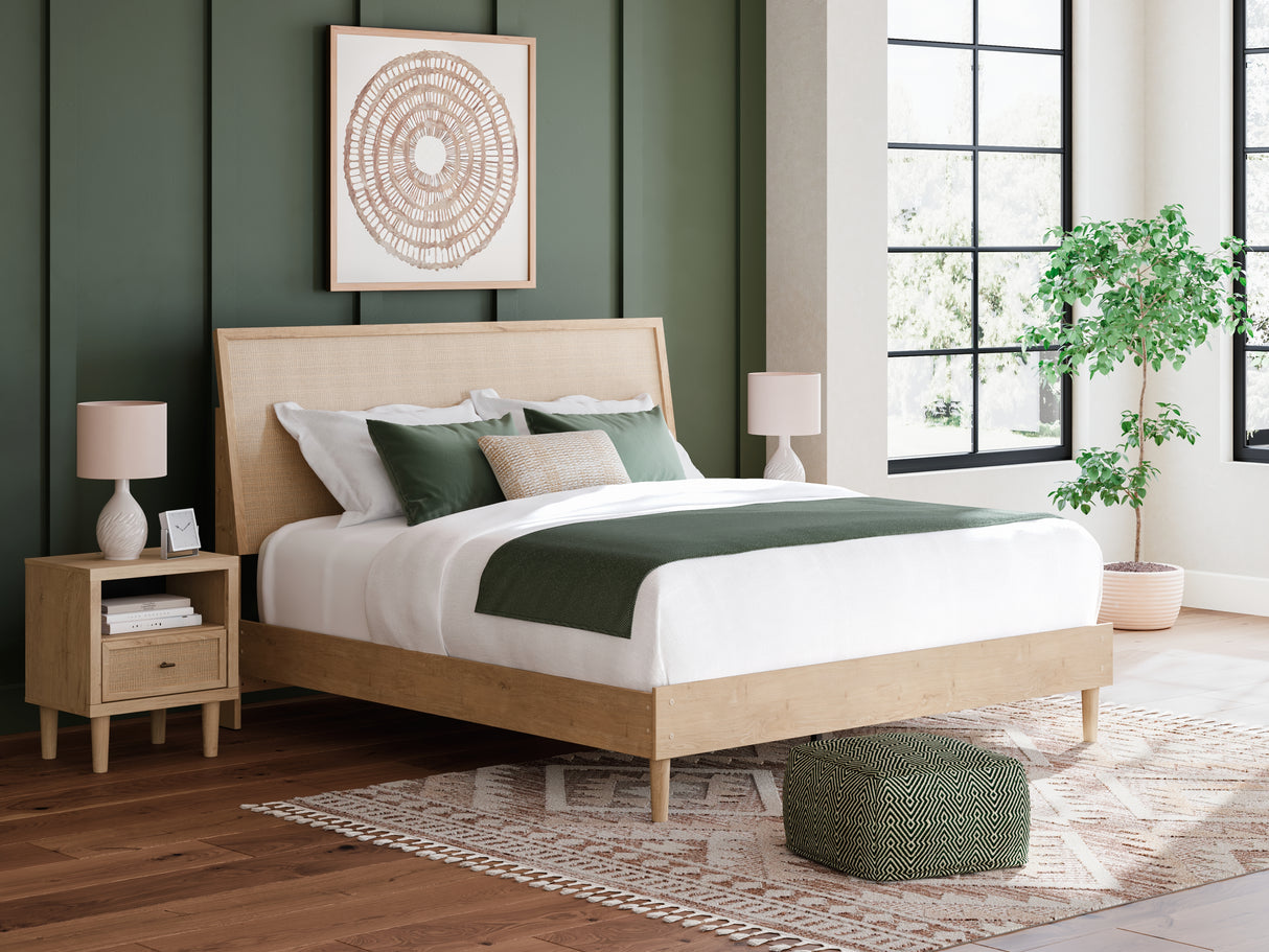 Mega Furniture - Ashley Furniture - Cielden Bedroom - King Panel Bed / Two-tone - B1199B5