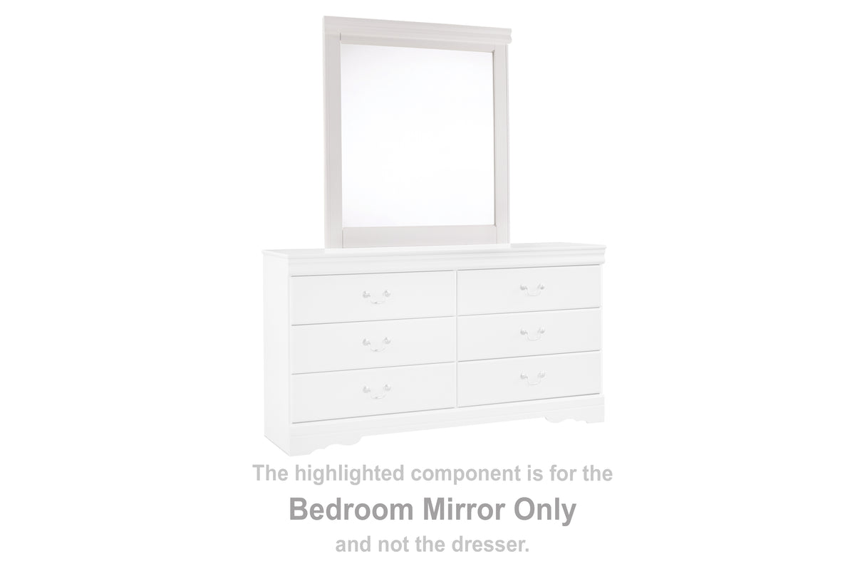 Mega Furniture - Ashley Furniture - Anarasia Bedroom - Bedroom Mirror / White - B129-36