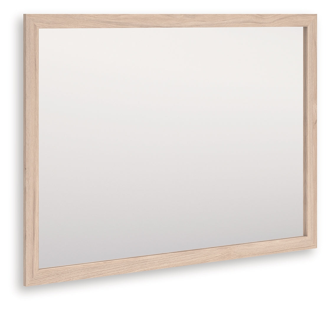 Mega Furniture - Ashley Furniture - Arloster Bedroom - Bedroom Mirror / Tan - PCB1566-36