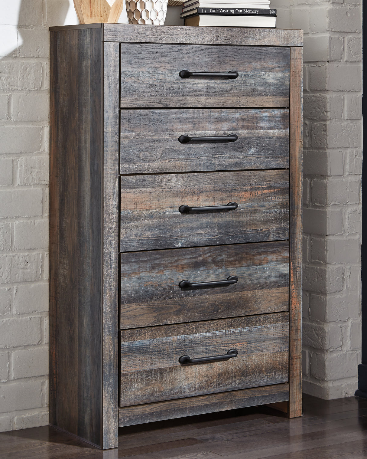 Mega Furniture - Ashley Furniture - Drystan Bedroom - Five Drawer Chest / Multi - B211-46