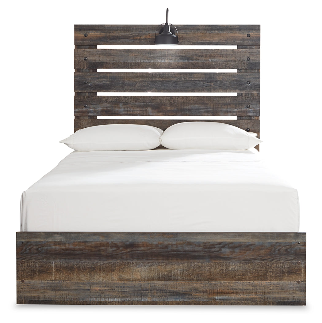 Mega Furniture - Ashley Furniture - Drystan Bedroom - Full Panel Bed / Multi - B211B3