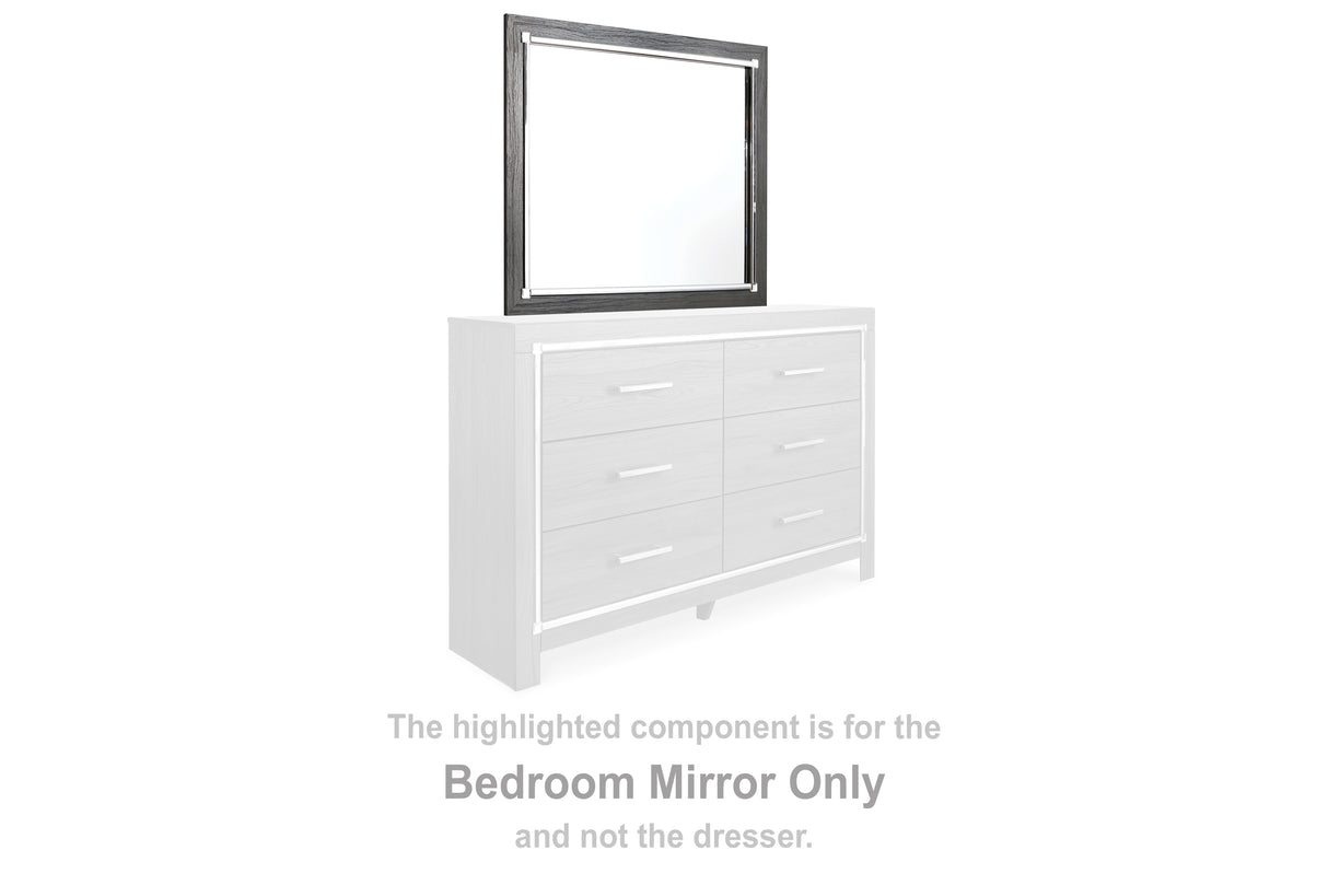 Mega Furniture - Ashley Furniture - Lodanna Bedroom - Bedroom Mirror / Gray - B214-36
