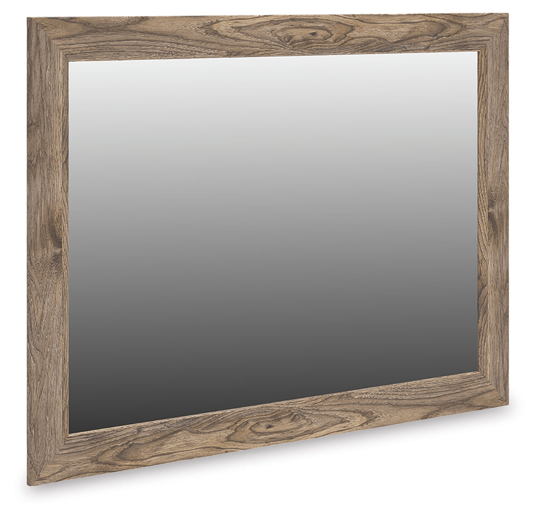 Mega Furniture - Ashley Furniture - Rusticott Bedroom - Bedroom Mirror / Brown - PCB2260-36