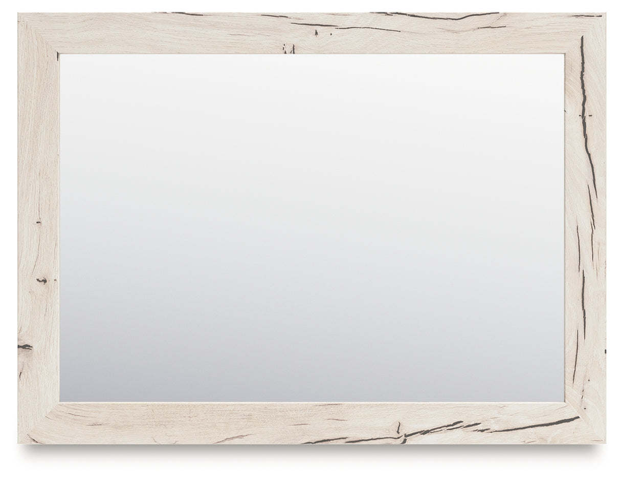 Mega Furniture - Ashley Furniture - Lawroy Bedroom - Bedroom Mirror / Light Natural - B2310-36