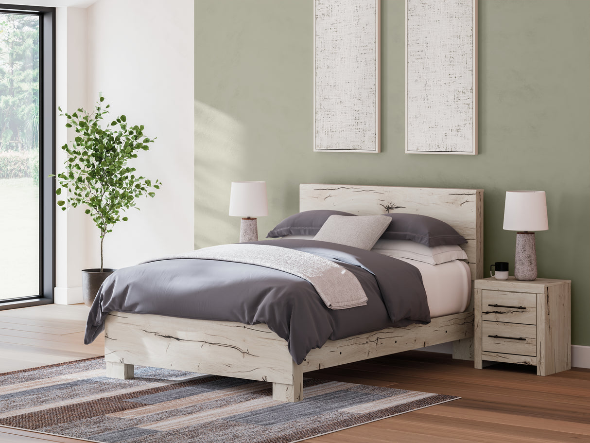 Mega Furniture - Ashley Furniture - Lawroy Bedroom - Queen Panel Bed / Light Natural - B2310B2