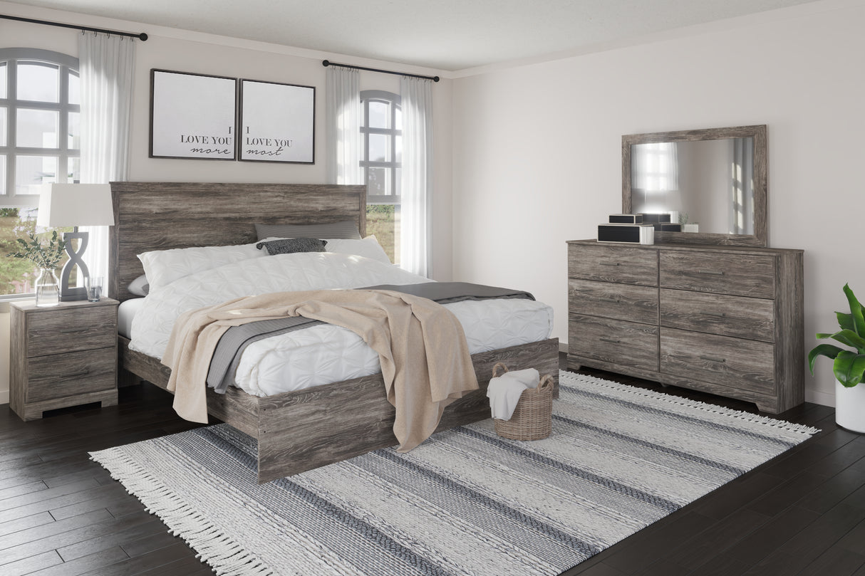 Mega Furniture - Ashley Furniture - Ralinksi Bedroom - Twin Panel Bed / Gray - B2587B11