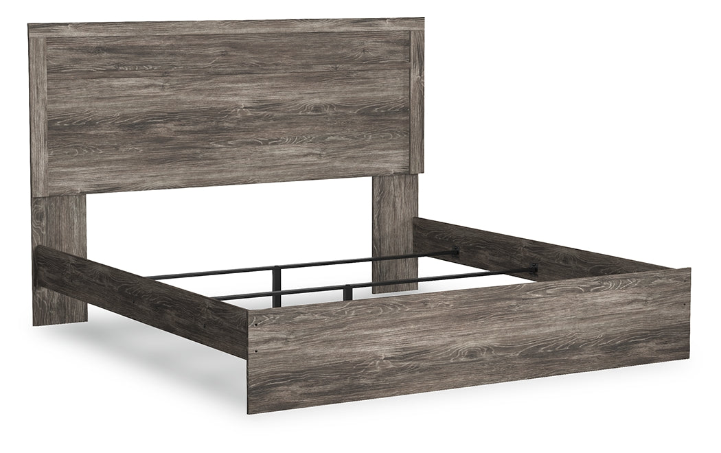 Mega Furniture - Ashley Furniture - Ralinksi Bedroom - King Panel Bed / Gray - B2587B3