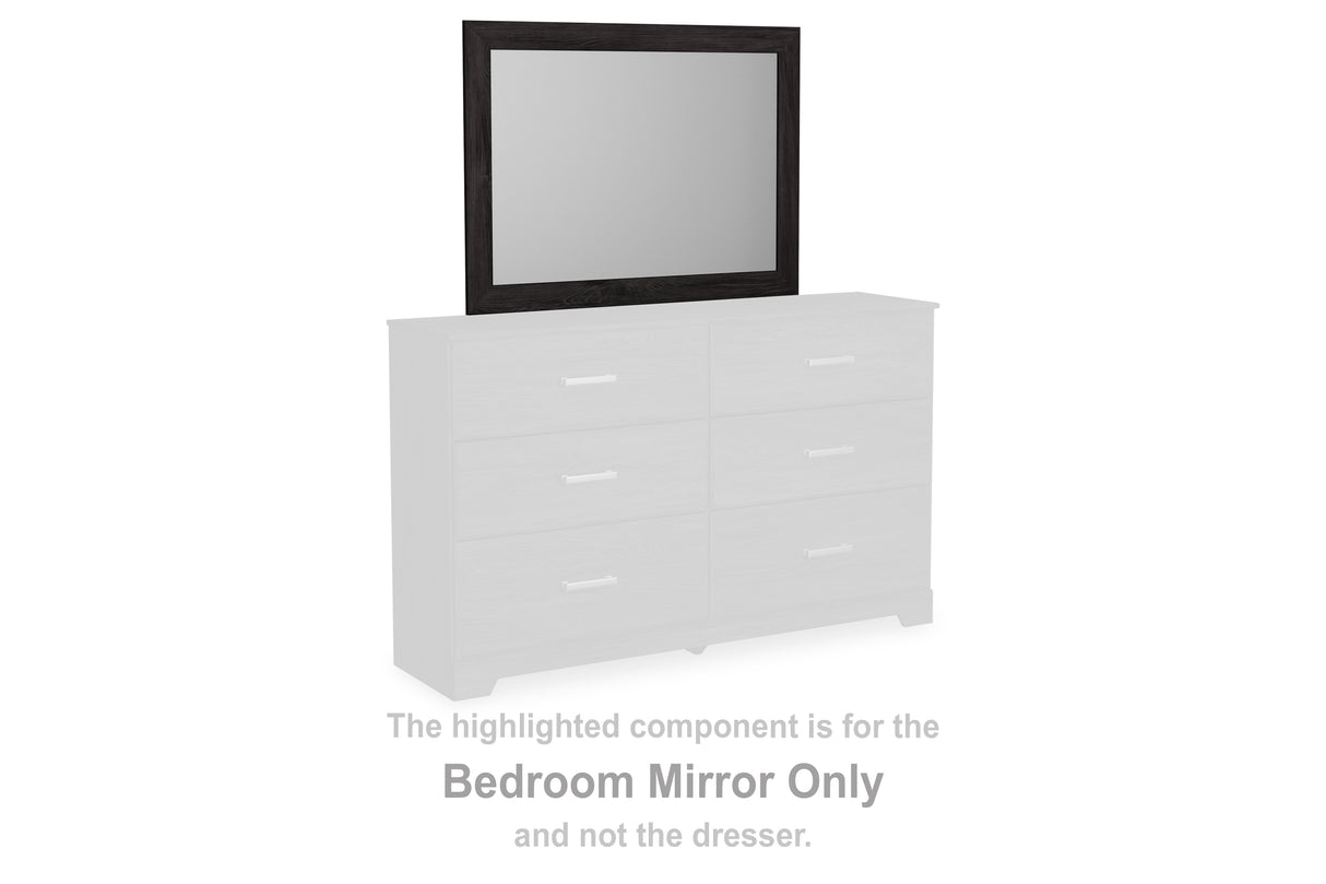 Mega Furniture - Ashley Furniture - Belachime Bedroom - Bedroom Mirror / Charcoal - B2589-36