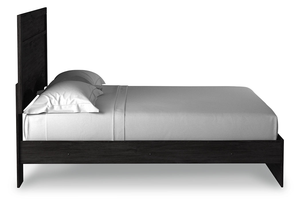 Belachime King Panel Bed, Dresser, Mirror, Chest and Nightstand