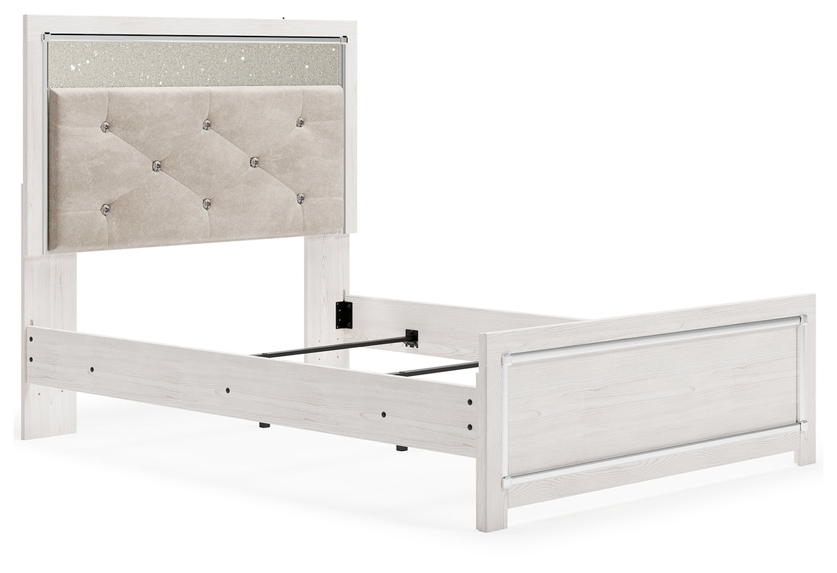 Mega Furniture - Ashley Furniture - Altyra Bedroom - Full Panel Bed / White - B2640B8