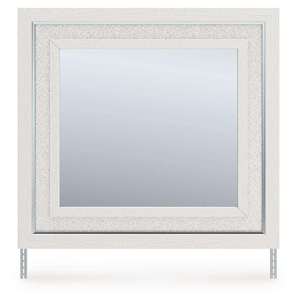Mega Furniture - Ashley Furniture - Zuraleus Bedroom - Bedroom Mirror / White - PCB3381-36