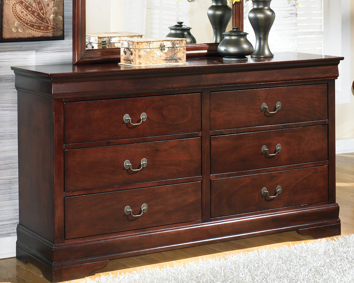 Mega Furniture - Ashley Furniture - Alisdair Bedroom - Dresser / Reddish Brown - B376-31