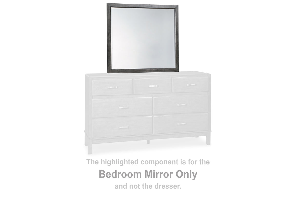 Mega Furniture - Ashley Furniture - Caitbrook Bedroom - Bedroom Mirror / Gray - B476-36