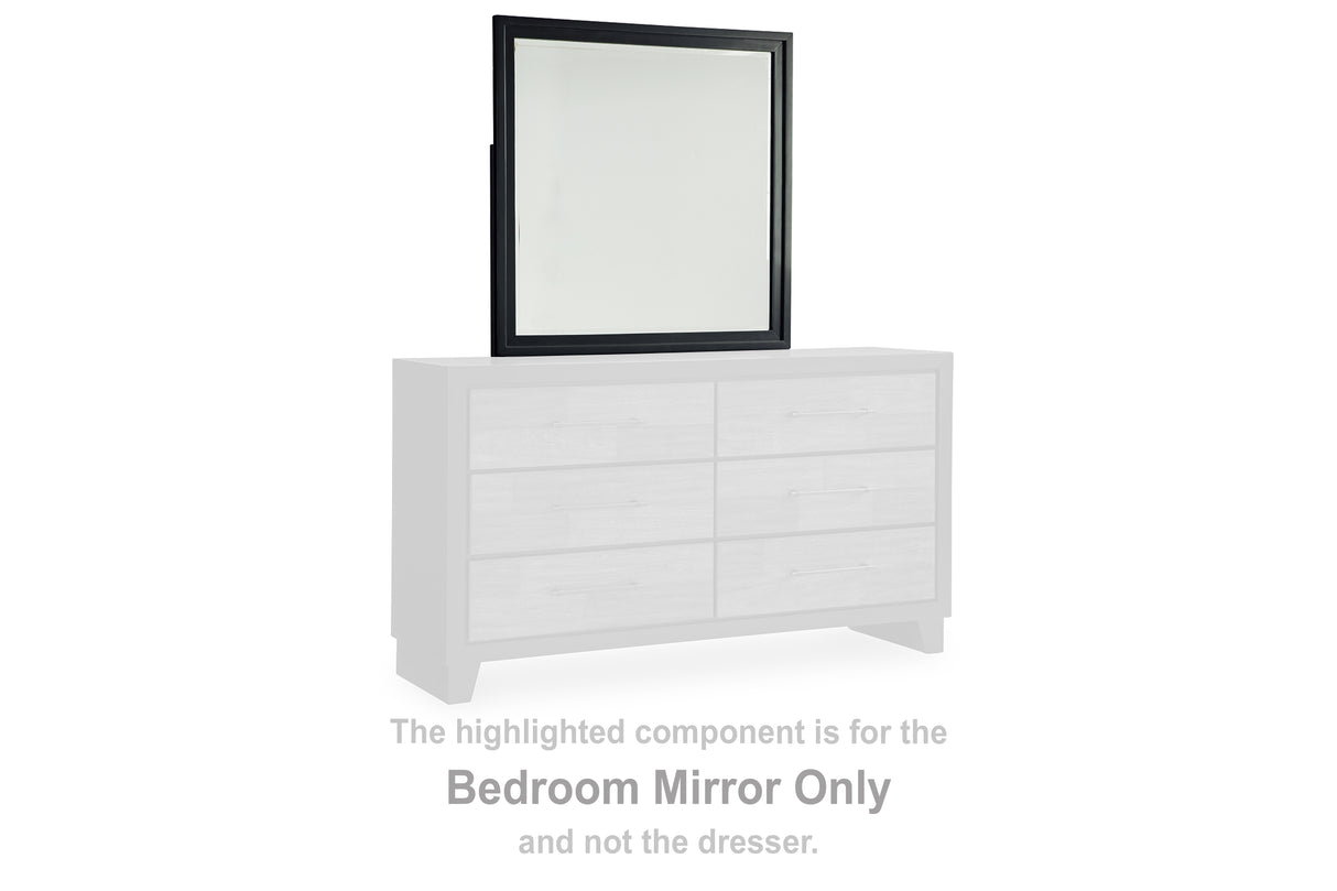 Mega Furniture - Ashley Furniture - Kraeburn Bedroom - Bedroom Mirror / Brown/Black - B496-36