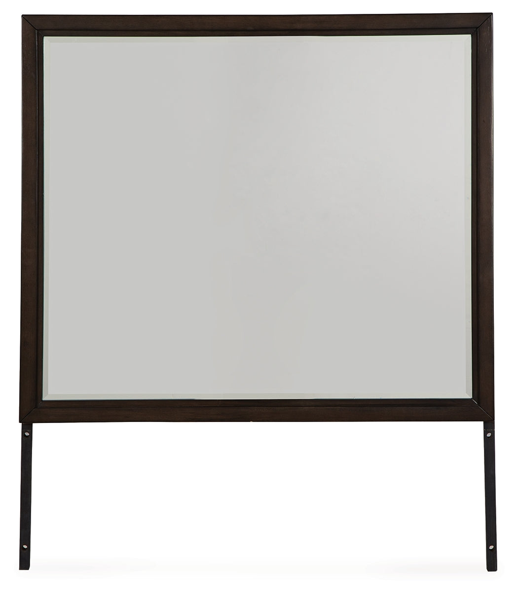 Mega Furniture - Ashley Furniture - Neymorton Bedroom - Bedroom Mirror / Dark Grayish Brown - B618-36
