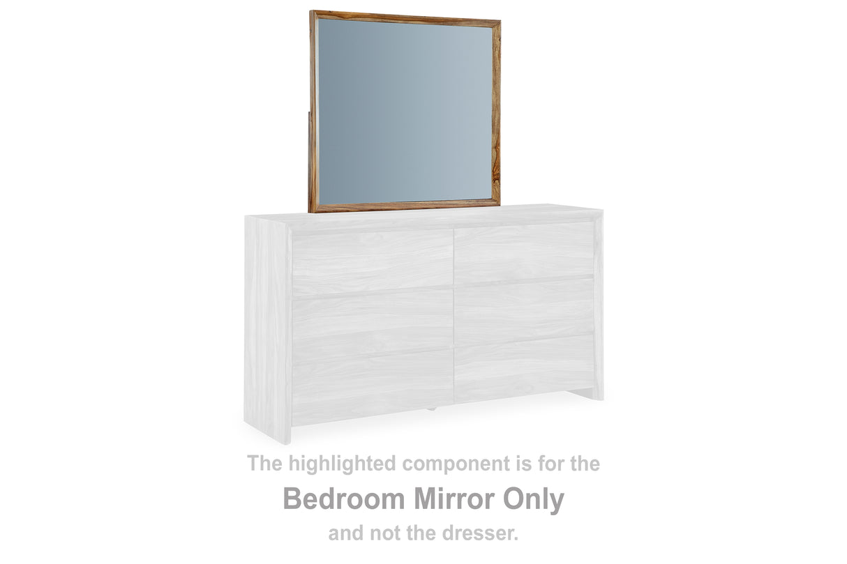 Mega Furniture - Ashley Furniture - Dressonni Bedroom - Bedroom Mirror / Brown - B790-36