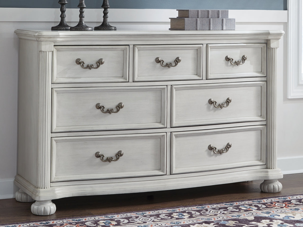 Mega Furniture - Ashley Furniture - Montelaine Bedroom - Dresser / Antique White - B795-31