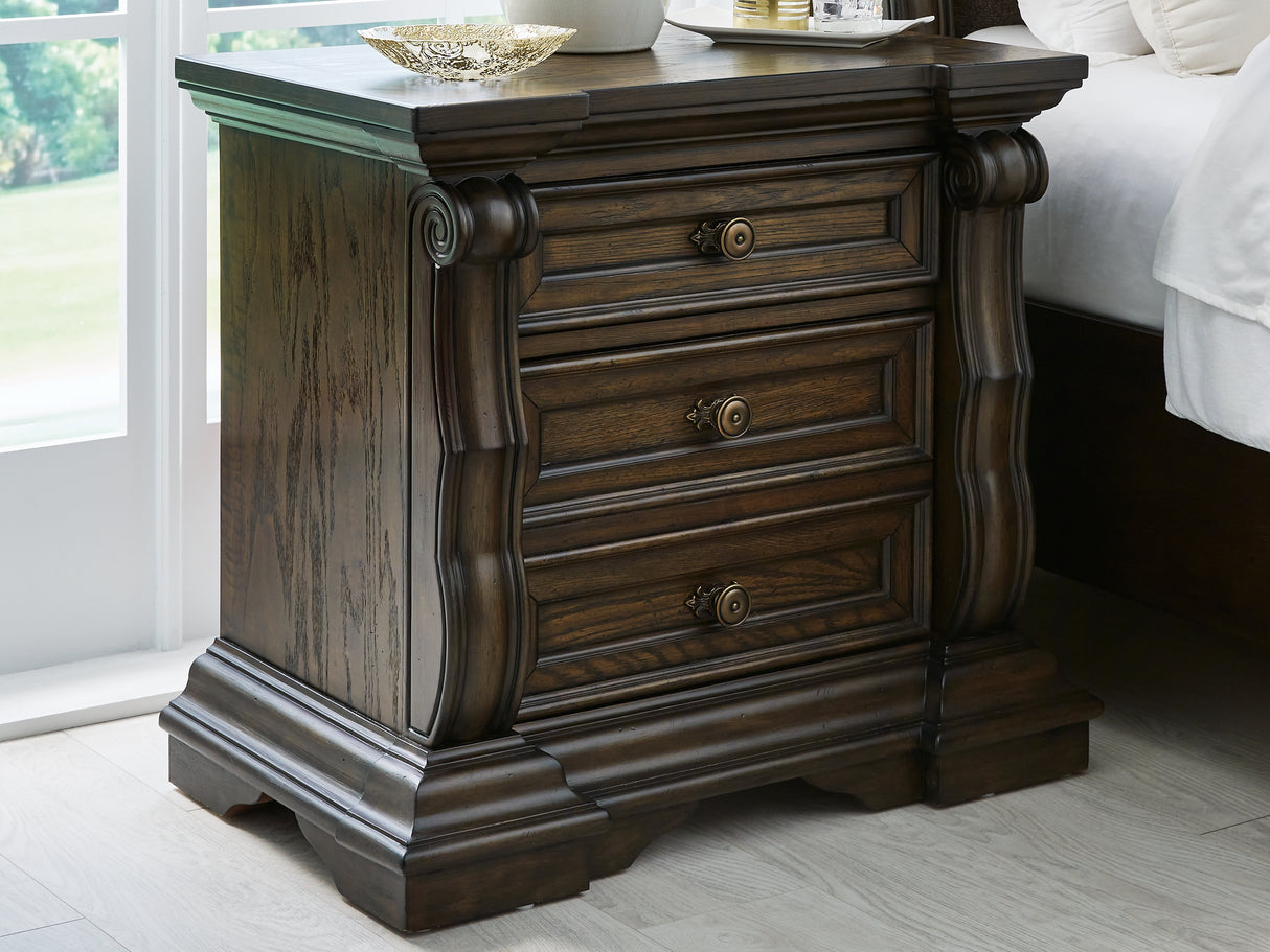 Mega Furniture - Ashley Furniture - Maylee Bedroom - Dresser and Mirror / Dark Brown - B947B1