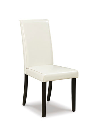 Mega Furniture - Ashley Furniture - Kimonte Dining Room - Dining Chair (Set of 2) / Ivory - D250-01X2