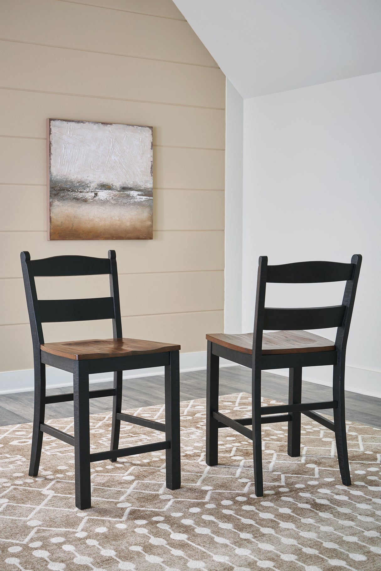 Mega Furniture - Ashley Furniture - Valebeck Dining Room - Counter Height Barstool (Set of 2) / Multi - D546-724X2