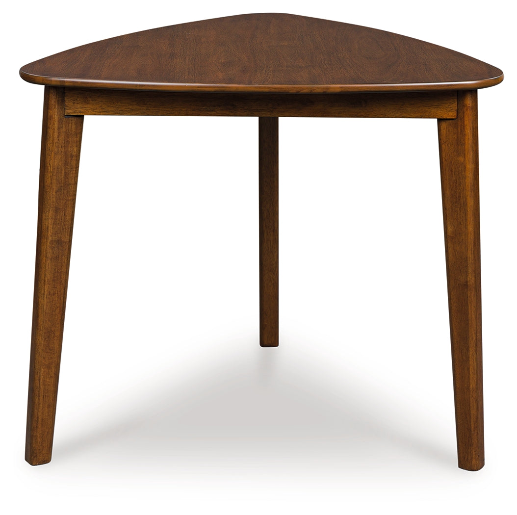 Mega Furniture - Ashley Furniture - Tameride Dining Table - Triangle Dining Room Table / Brown - PCD609-16