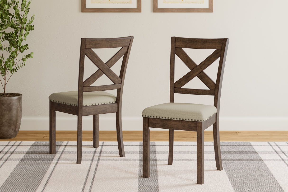 Mega Furniture - Ashley Furniture - Moriville Dining Room - Dining Chair (Set of 2) / Beige - D631-01X2