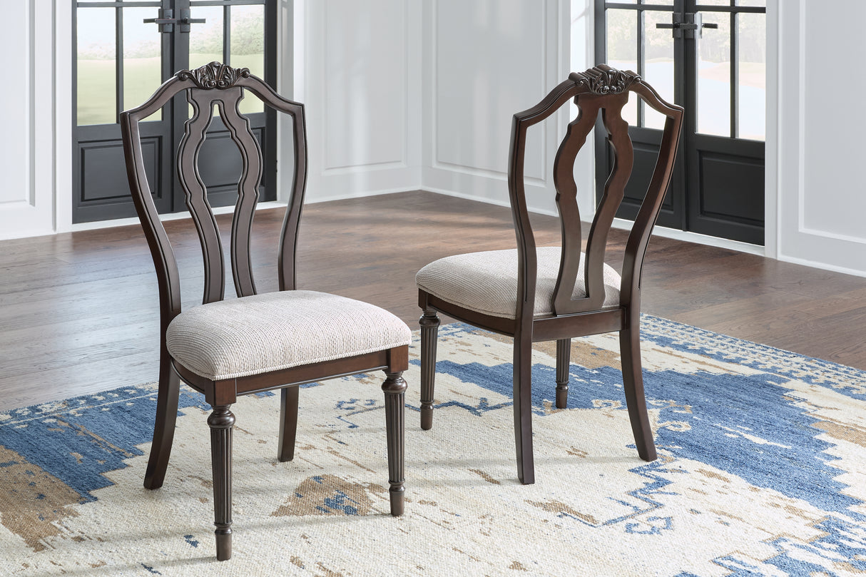 Mega Furniture - Ashley Furniture - Lavinton Dining Room - Dining Chair (Set of 2) / Tan/Brown - D764-01X2