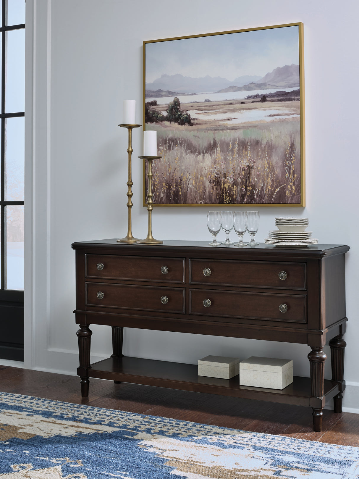 Mega Furniture - Ashley Furniture - Lavinton Dining Room - Dining Room Server / Brown - D764-60