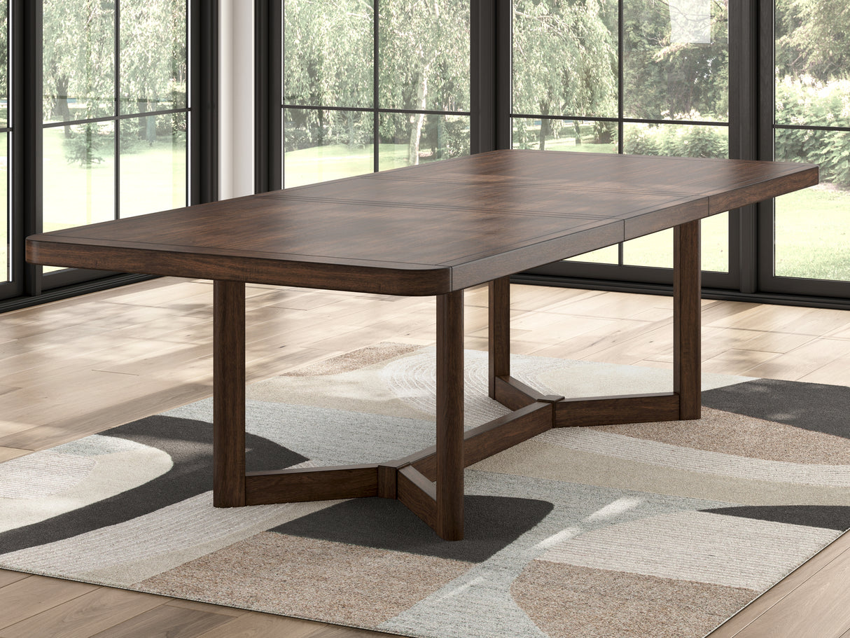 Mega Furniture - Ashley Furniture - Dilenno Dining Extension Table - RECT Dining Room EXT Table / Dark Brown - PCD857-35