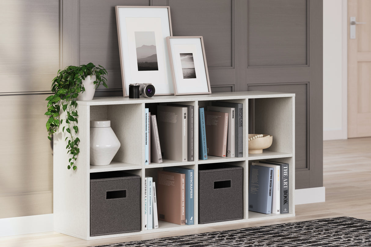 Mega Furniture - Ashley Furniture - Aprilyn Eight Cube Organizer - Eight Cube Organizer / White - EA1024-4X2