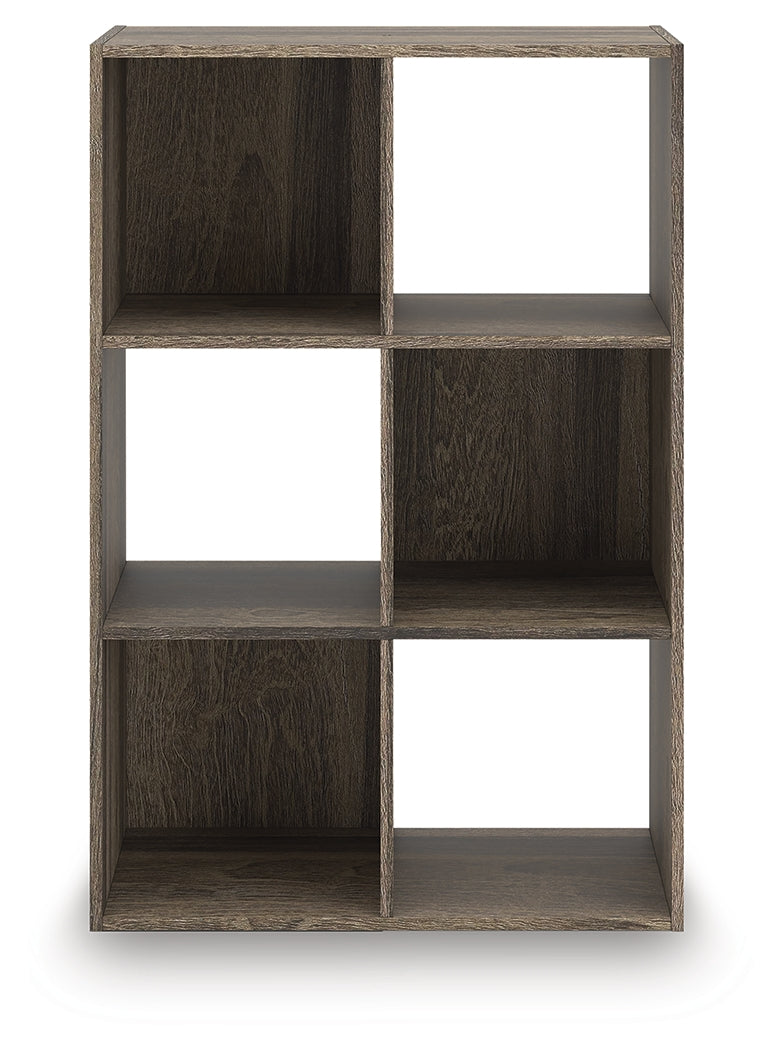 Mega Furniture - Ashley Furniture - Shallifer Six Cube Organizer - Six Cube Organizer / Brown - EA1104-3X2