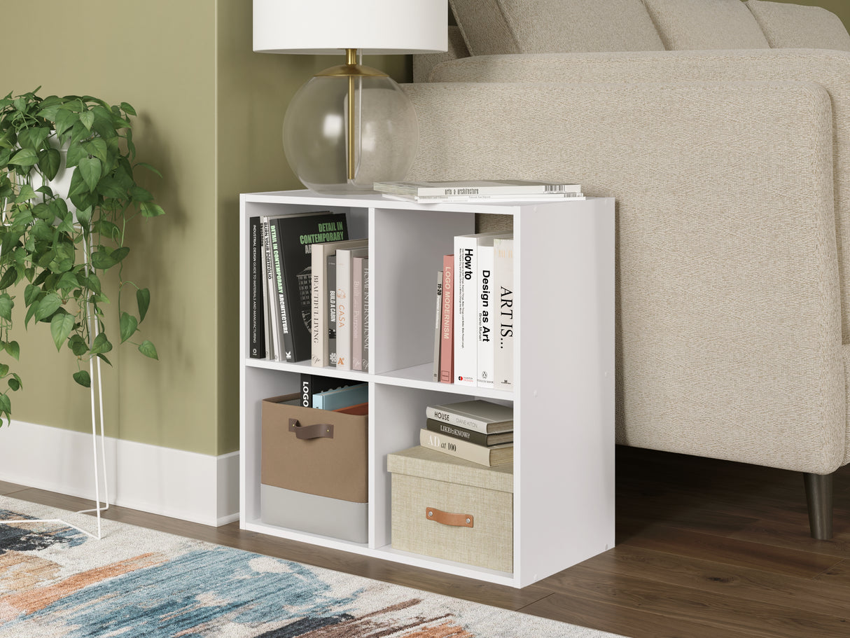 Mega Furniture - Ashley Furniture - Onita Four Cube Organizer - Four Cube Organizer / White - EA9630-2X2
