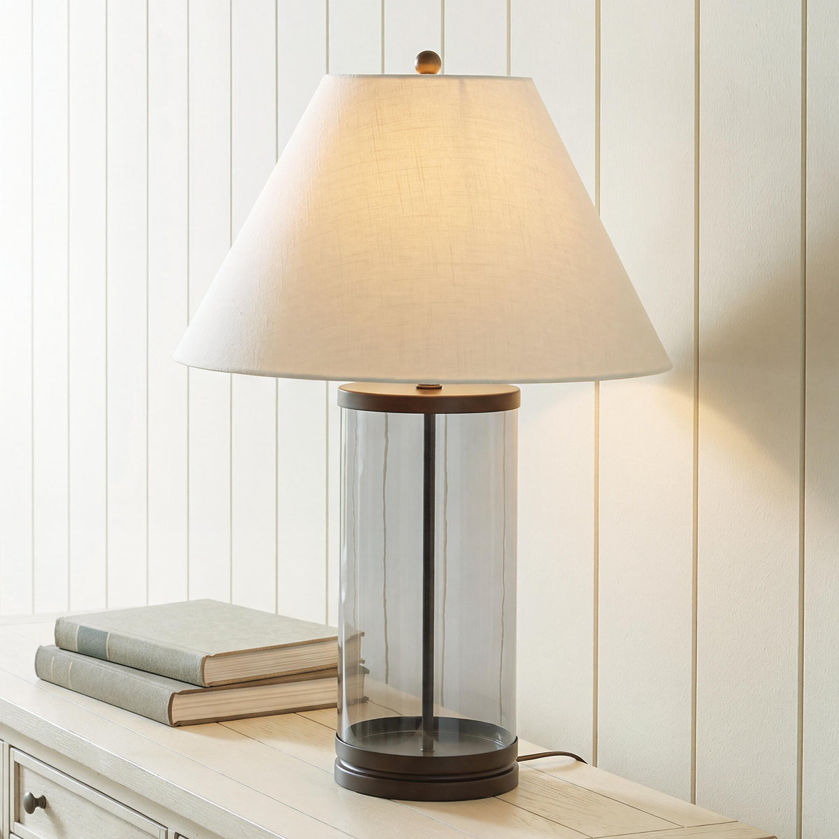 Mega Furniture - Ashley Furniture - Junrow Lighting - Glass Table Lamp (1/CN) - L430964