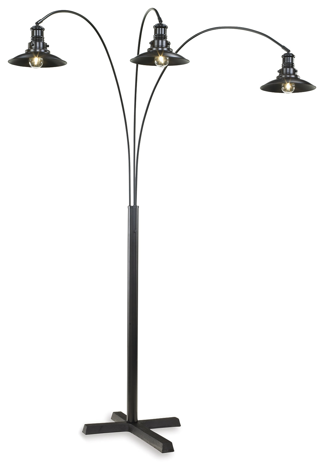 Mega Furniture - Ashley Furniture - Sheriel Lighting - Metal Arc Lamp (1/CN) / Black - L725059