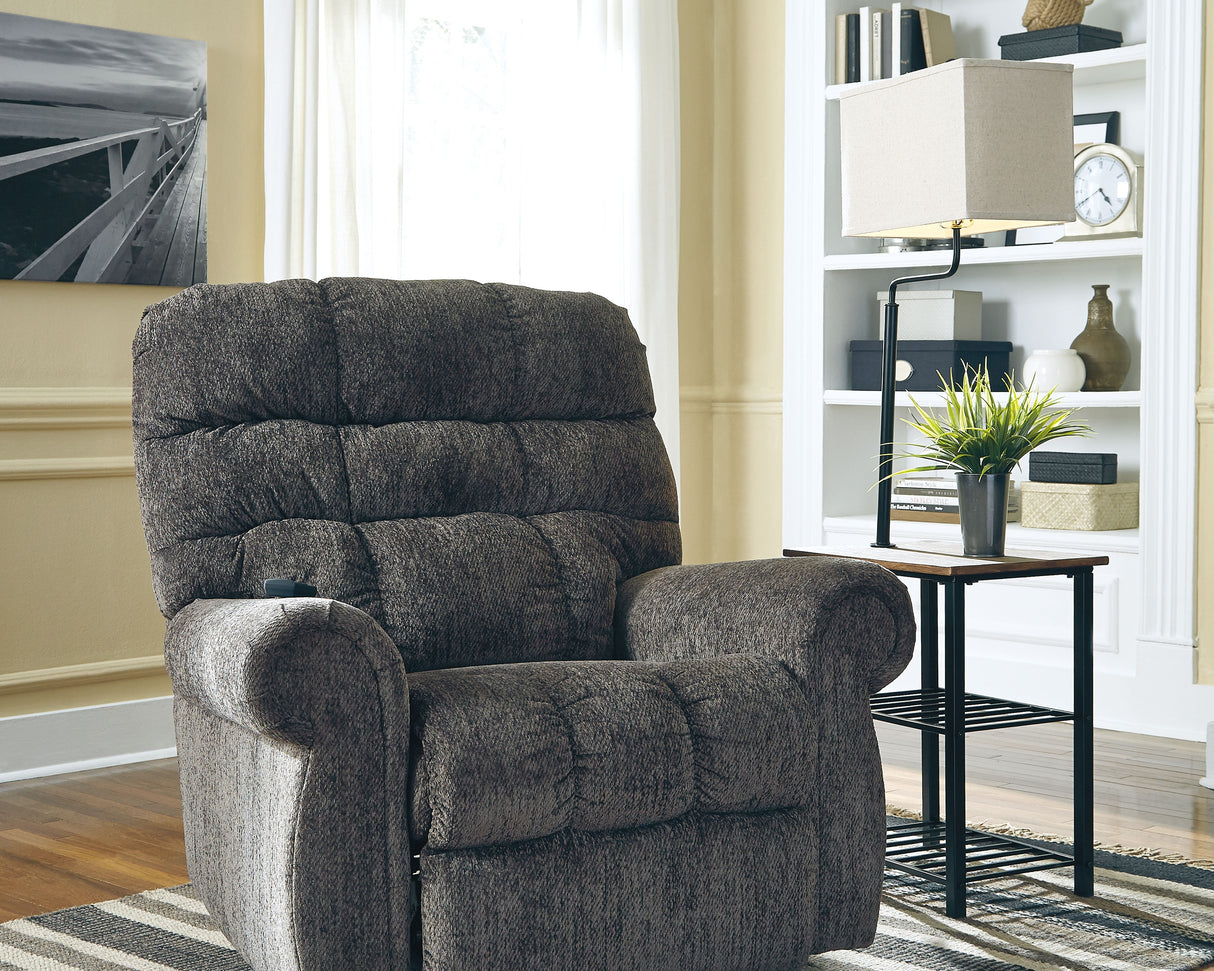 Mega Furniture - Ashley Furniture - Shianne Lighting - Metal Tray Lamp (1/CN) / Black - L734031