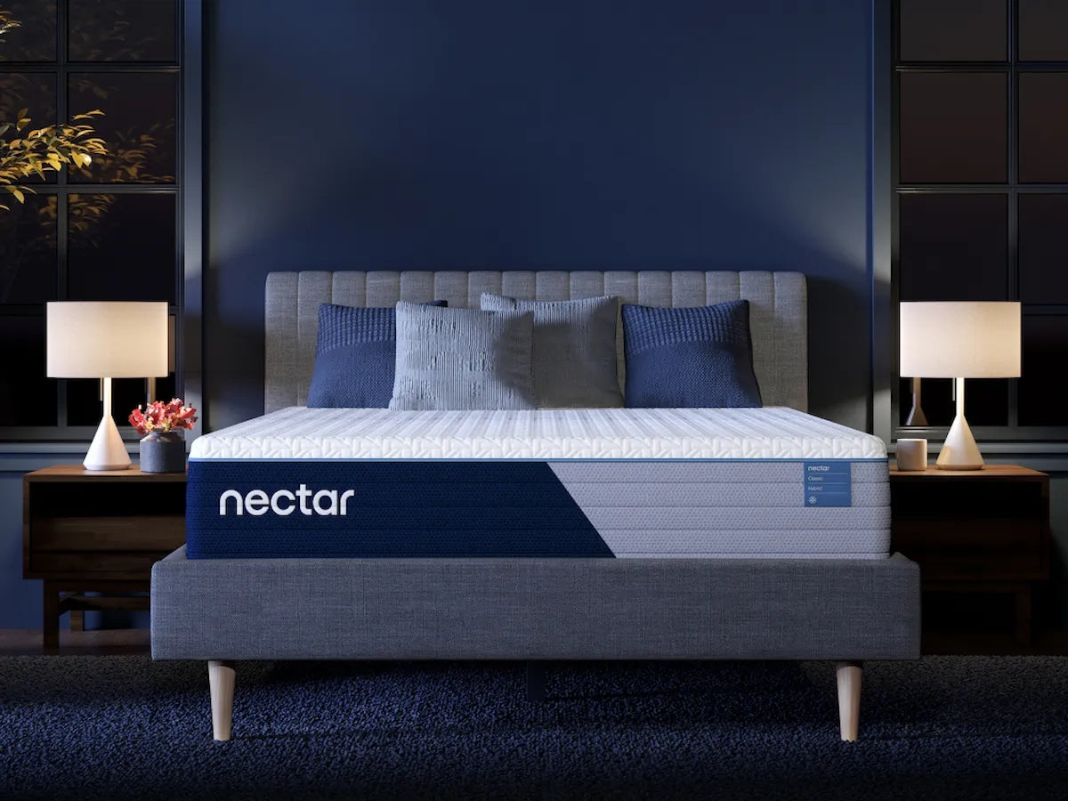 Mega Furniture - Ashley Furniture - Nectar Classic Hybrid 5.1 Mattresses - King / White - M14041