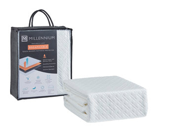 Mega Furniture - Ashley Furniture - Basic Protector Queen Mattress Protector (Set of 4) - QN Mattress Protector(4/CS) - M30803