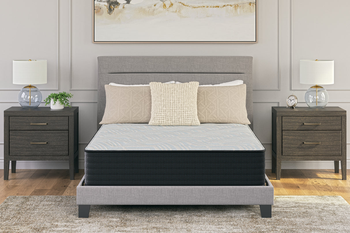 Mega Furniture - Ashley Furniture - Palisades Firm Mattresses - King / Gray/Blue - M41541