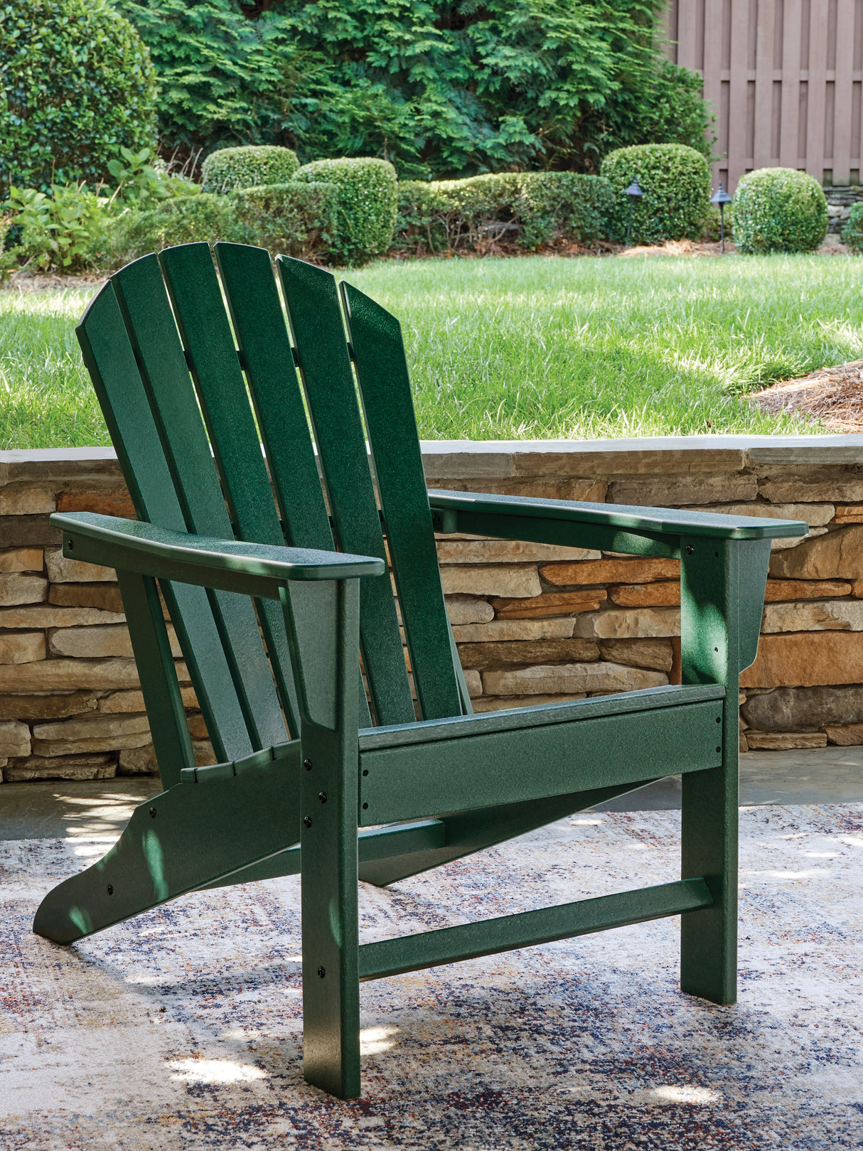 Mega Furniture - Ashley Furniture - Sundown Shores Outdoor - Adirondack Chair / Green - PCP007-898