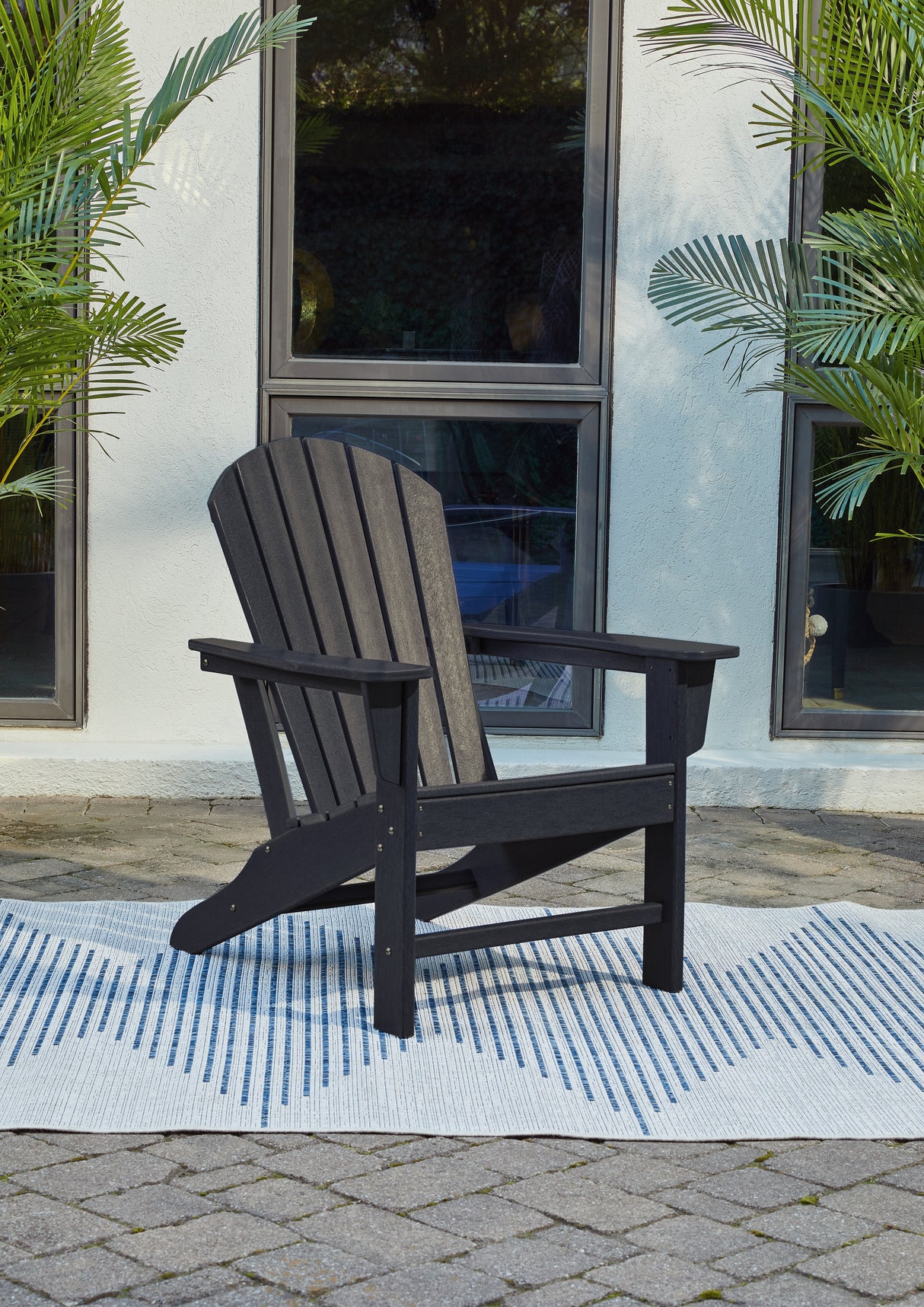 Mega Furniture - Ashley Furniture - Sundown Treasure Outdoor - Adirondack Chair / Black - P008-898