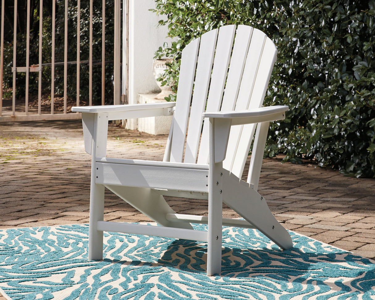 Mega Furniture - Ashley Furniture - Sundown Treasure Outdoor - Adirondack Chair / White - P011-898
