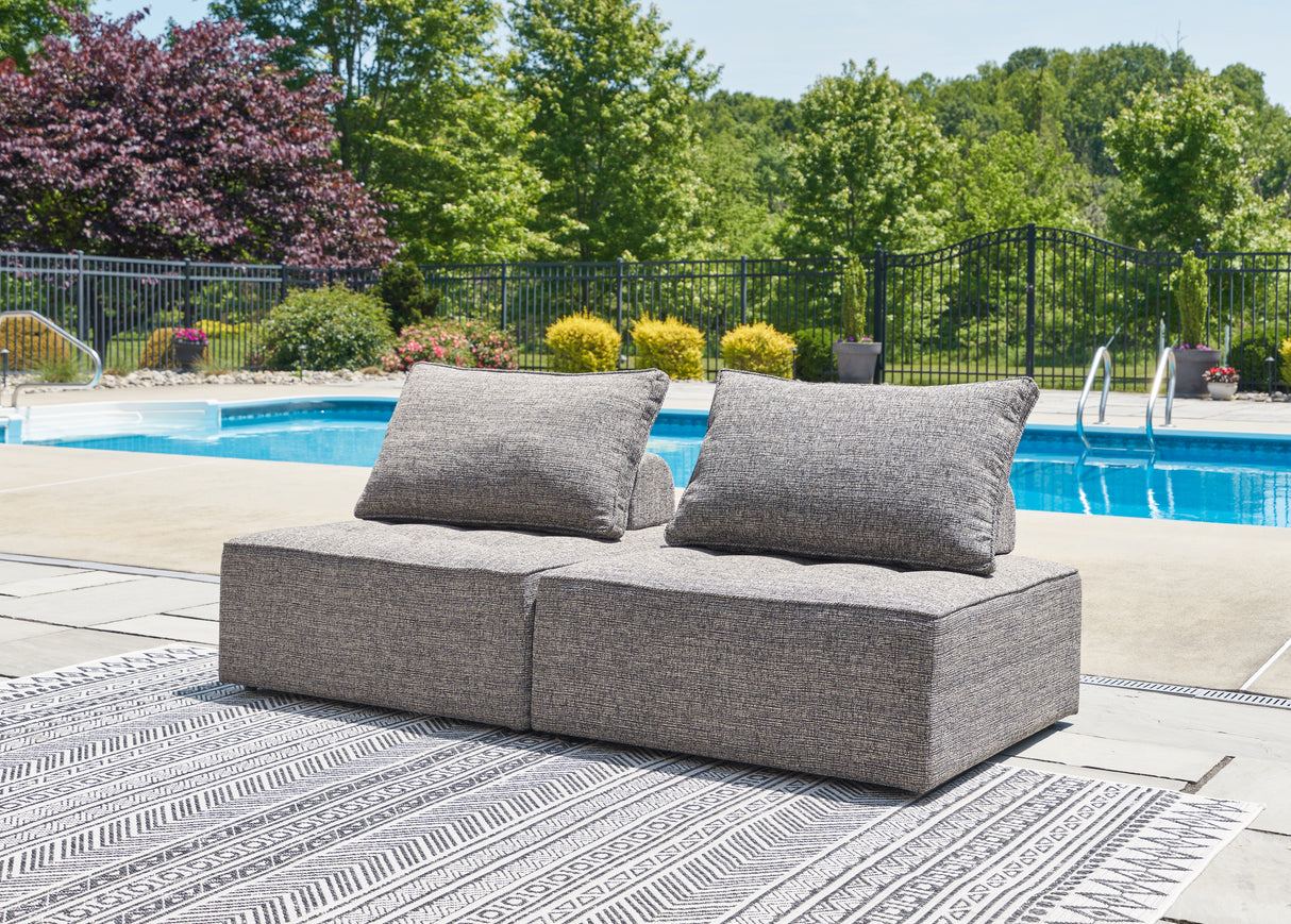 Mega Furniture - Ashley Furniture - Bree Zee Outdoor - 2-Piece Outdoor Sectional / Brown - P160P3