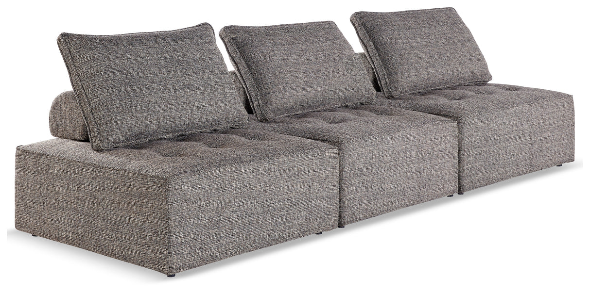 Mega Furniture - Ashley Furniture - Bree Zee Outdoor - 3-Piece Outdoor Modular Seating / Brown - P160P9