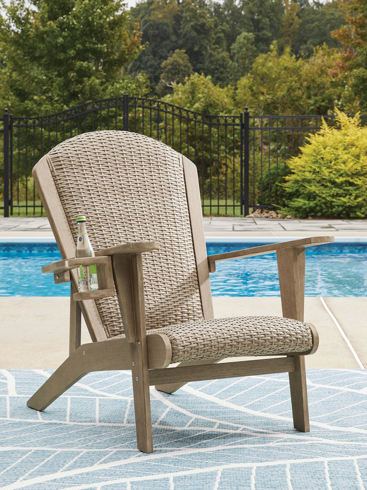 Mega Furniture - Ashley Furniture - Marina Sun Outdoor - Adirondack Chair / Beige - PCP204-898