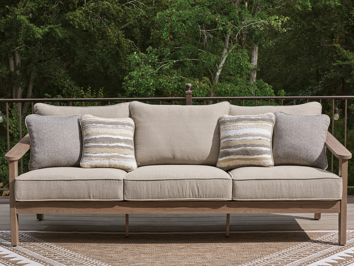 Mega Furniture - Ashley Furniture - Harmony Headlands Outdoor - Sofa with Cushion - PCP428-838