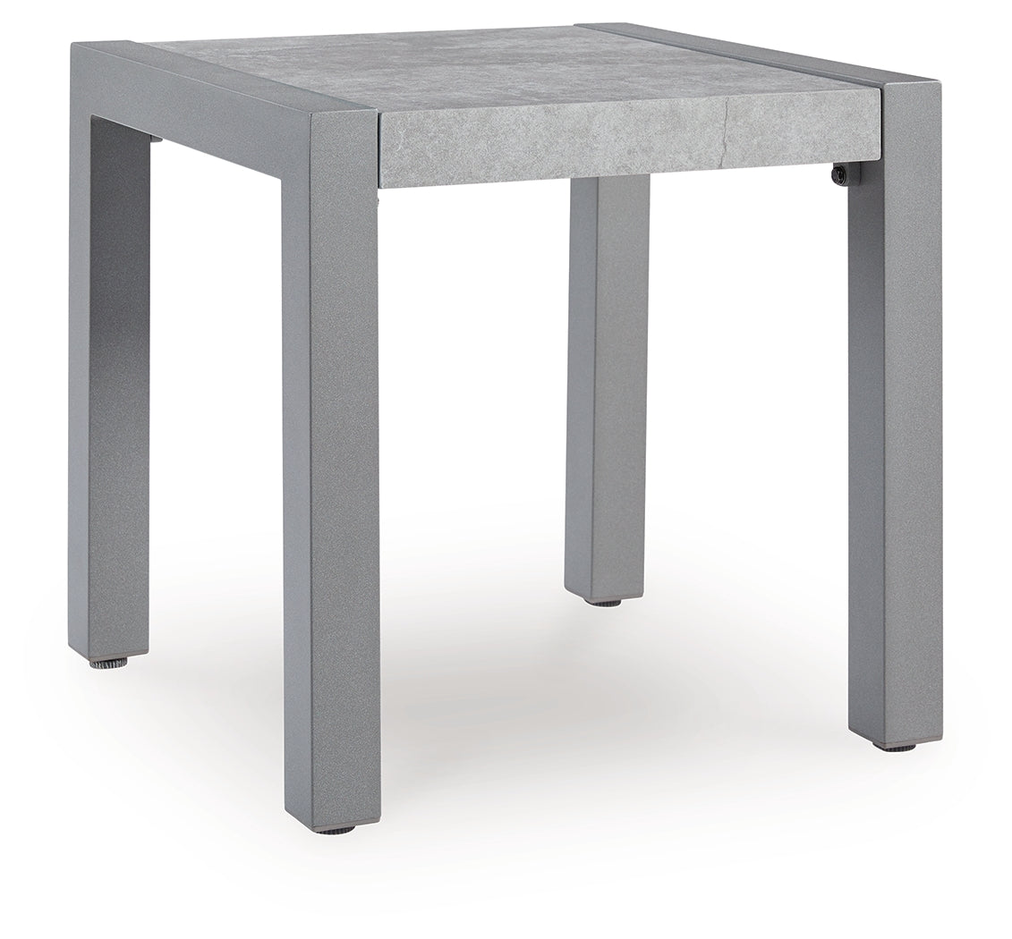 Mega Furniture - Ashley Furniture - Hurley Park Outdoor - Rectangular Cocktail Table / Gray - PCP695-701