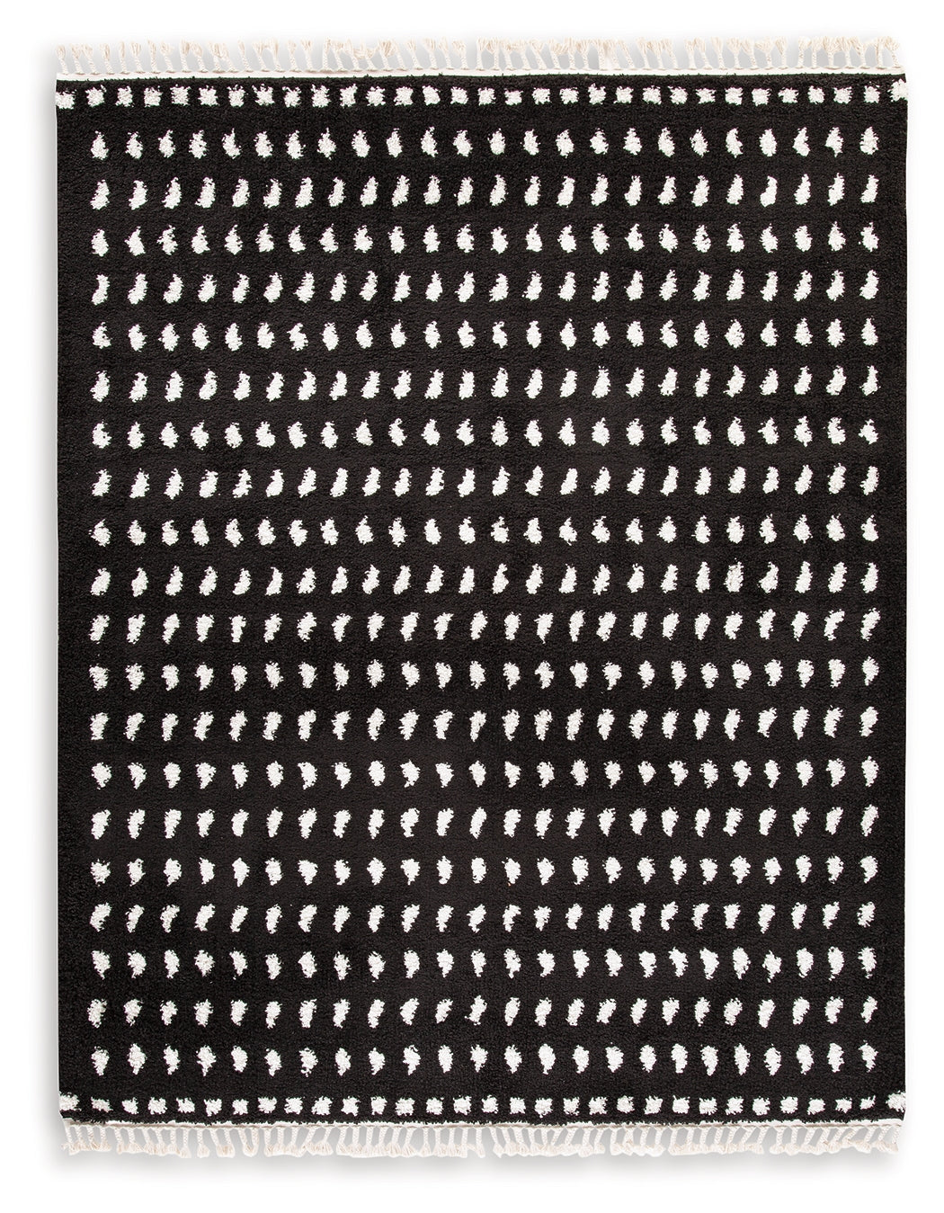 Mega Furniture - Ashley Furniture - Minston Rug - 8' x 10' Rug / Black/White - R405951