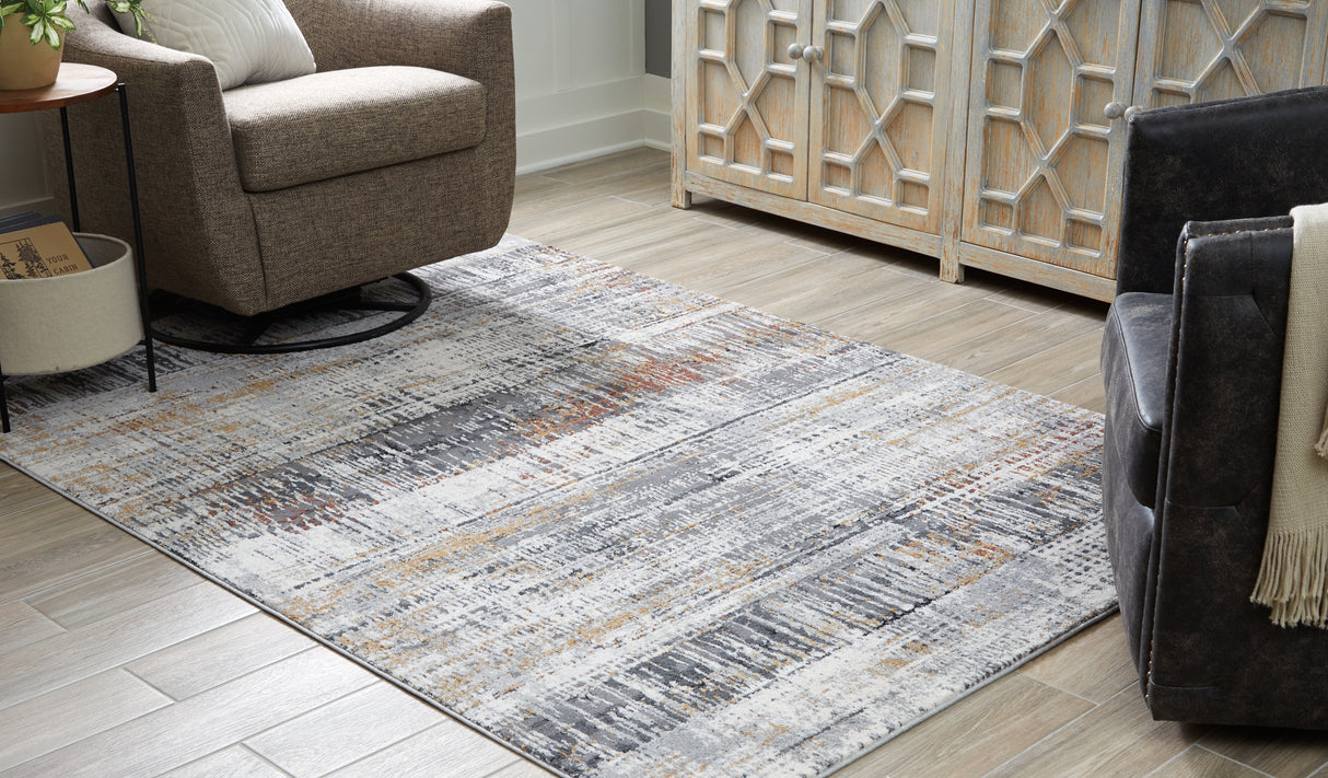 Mega Furniture - Ashley Furniture - Rhettner Rug - 5'3" x 7'3" Rug / Multi - R406072