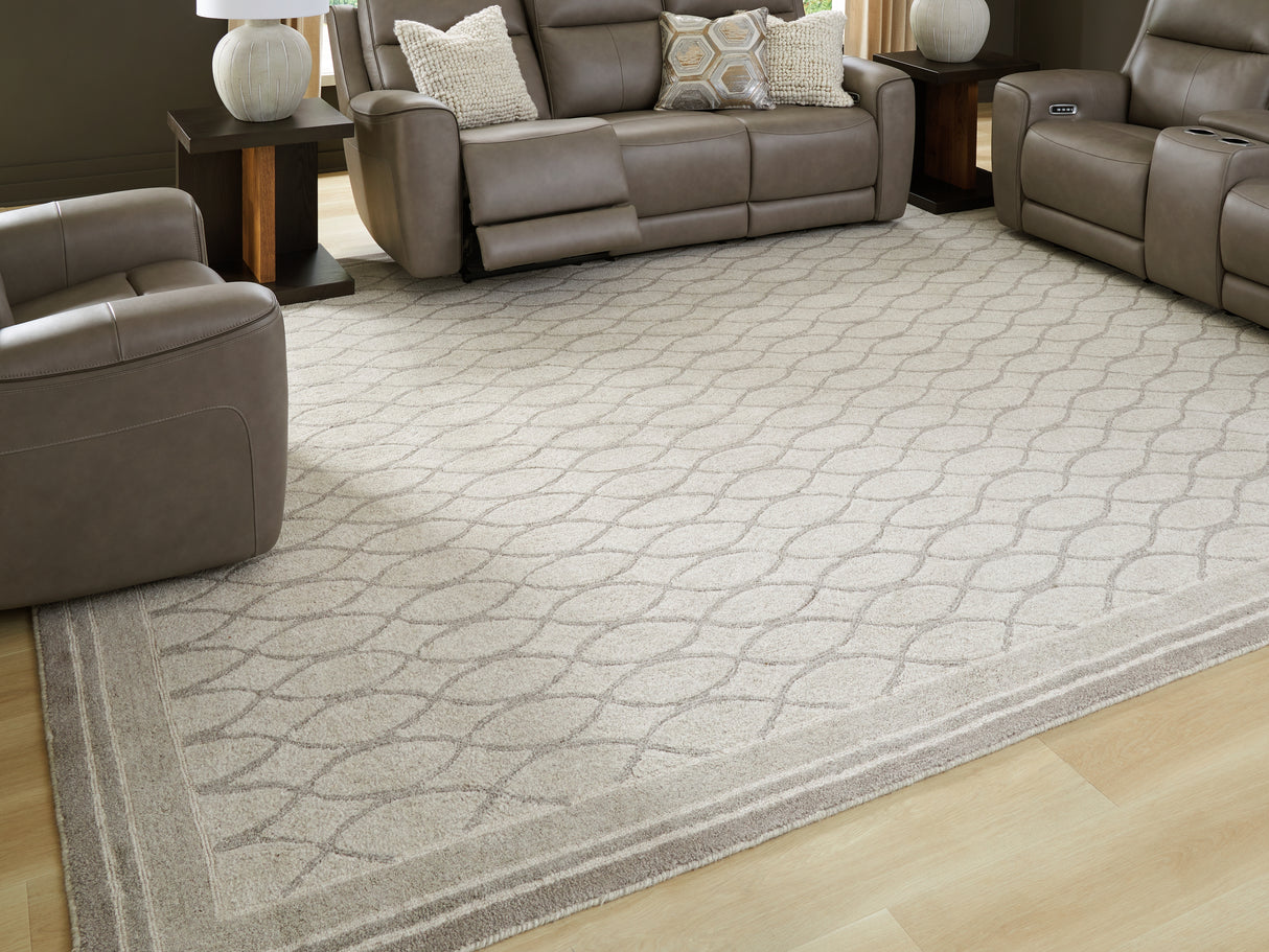 Mega Furniture - Ashley Furniture - Wimney Rug - Extra Large Rug / Gray - R407280